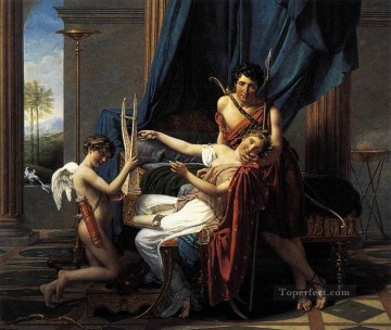  louis lienzo - Safo y Faón Neoclasicismo Jacques Louis David